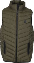 Suitable - Bodywarmer Olijfgroen - L - Slim-fit