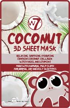 W7 3D Sheet Masker - Coconut - Gezichtsmaker