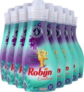 Robijn - Leeuwebekje & Patchouli Wasverzachter - 240 wasbeurten - 8 x 750ml - Voordeelverpakking - Robijn wasmiddel