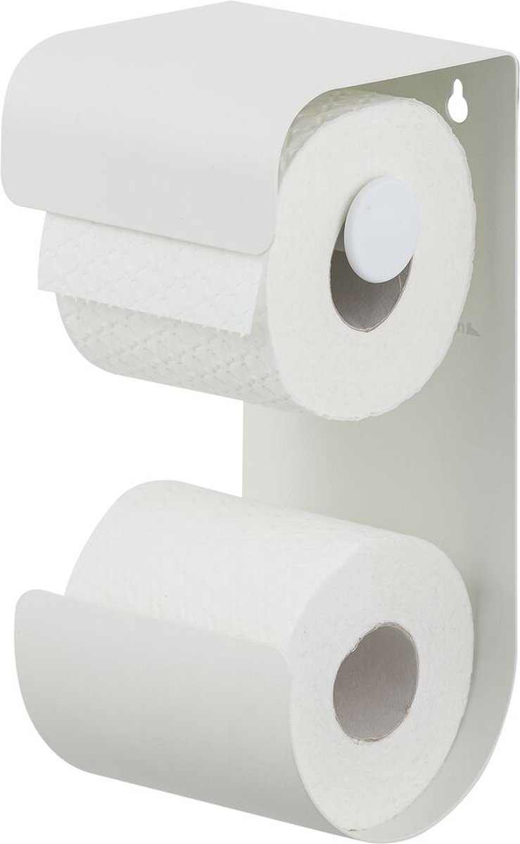Sealskin Brix - Porte-rouleau papier toilette double - Blanc | bol.com