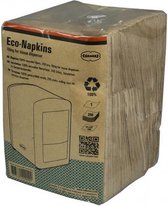 servetten Eco-Napkins 21 x 21 cm papier bruin 250 stuks