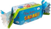 cadeauverpakking Sarah 20 cm karton blauw