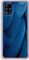 Case Company® - Samsung Galaxy A51 5G hoesje - Pauw - Soft Cover Telefoonhoesje - Bescherming aan alle Kanten en Schermrand