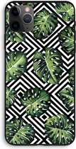 Case Company® - iPhone 11 Pro Max hoesje - Geometrische jungle - Biologisch Afbreekbaar Telefoonhoesje - Bescherming alle Kanten en Schermrand