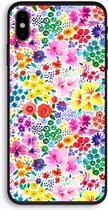 Case Company® - iPhone X hoesje - Little Flowers - Biologisch Afbreekbaar Telefoonhoesje - Bescherming alle Kanten en Schermrand