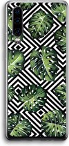 Case Company® - Huawei P30 hoesje - Geometrische jungle - Soft Cover Telefoonhoesje - Bescherming aan alle Kanten en Schermrand