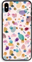 Case Company® - iPhone XS Max hoesje - Terrazzo Memphis - Biologisch Afbreekbaar Telefoonhoesje - Bescherming alle Kanten en Schermrand