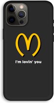 Case Company® - iPhone 12 Pro Max hoesje - I'm lovin' you - Biologisch Afbreekbaar Telefoonhoesje - Bescherming alle Kanten en Schermrand