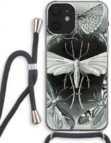 Case Company® - iPhone 12 hoesje met Koord - Haeckel Tineida - Telefoonhoesje met Zwart Koord - Extra Bescherming aan alle Kanten en Over de Schermrand