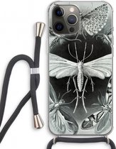 Case Company® - iPhone 12 Pro hoesje met Koord - Haeckel Tineida - Telefoonhoesje met Zwart Koord - Extra Bescherming aan alle Kanten en Over de Schermrand