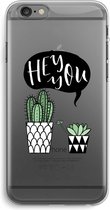 Case Company® - iPhone 6 PLUS / 6S PLUS hoesje - Hey you cactus - Soft Cover Telefoonhoesje - Bescherming aan alle Kanten en Schermrand