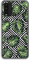 Case Company® - Xiaomi Redmi 9T hoesje - Geometrische jungle - Soft Cover Telefoonhoesje - Bescherming aan alle Kanten en Schermrand