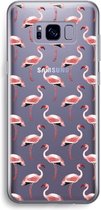 Case Company® - Samsung Galaxy S8 Plus hoesje - Flamingo - Soft Cover Telefoonhoesje - Bescherming aan alle Kanten en Schermrand