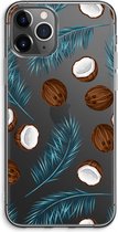 Case Company® - iPhone 11 Pro Max hoesje - Kokosnoot - Soft Cover Telefoonhoesje - Bescherming aan alle Kanten en Schermrand