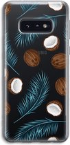 Case Company® - Samsung Galaxy S10e hoesje - Kokosnoot - Soft Cover Telefoonhoesje - Bescherming aan alle Kanten en Schermrand