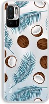 Case Company® - Xiaomi Redmi Note 10 5G hoesje - Kokosnoot - Soft Cover Telefoonhoesje - Bescherming aan alle Kanten en Schermrand