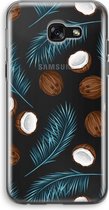 Case Company® - Samsung Galaxy A5 (2017) hoesje - Kokosnoot - Soft Cover Telefoonhoesje - Bescherming aan alle Kanten en Schermrand