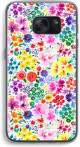 Case Company® - Samsung Galaxy S7 hoesje - Little Flowers - Soft Cover Telefoonhoesje - Bescherming aan alle Kanten en Schermrand