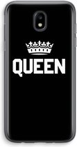 Case Company® - Samsung Galaxy J5 (2017) hoesje - Queen zwart - Soft Cover Telefoonhoesje - Bescherming aan alle Kanten en Schermrand