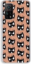 Case Company® - Xiaomi Mi 10T hoesje - Kat - Soft Cover Telefoonhoesje - Bescherming aan alle Kanten en Schermrand