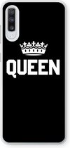 Case Company® - Samsung Galaxy A70 hoesje - Queen zwart - Soft Cover Telefoonhoesje - Bescherming aan alle Kanten en Schermrand