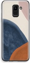 Case Company® - Samsung Galaxy J6 (2018) hoesje - Geo #1 - Soft Cover Telefoonhoesje - Bescherming aan alle Kanten en Schermrand