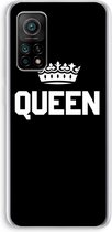 Case Company® - Xiaomi Mi 10T hoesje - Queen zwart - Soft Cover Telefoonhoesje - Bescherming aan alle Kanten en Schermrand