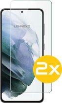Screenprotector Geschikt Voor Samsung Galaxy S21+ (S21 Plus) - Glasplaat - Tempered Glass - 2 Stuks