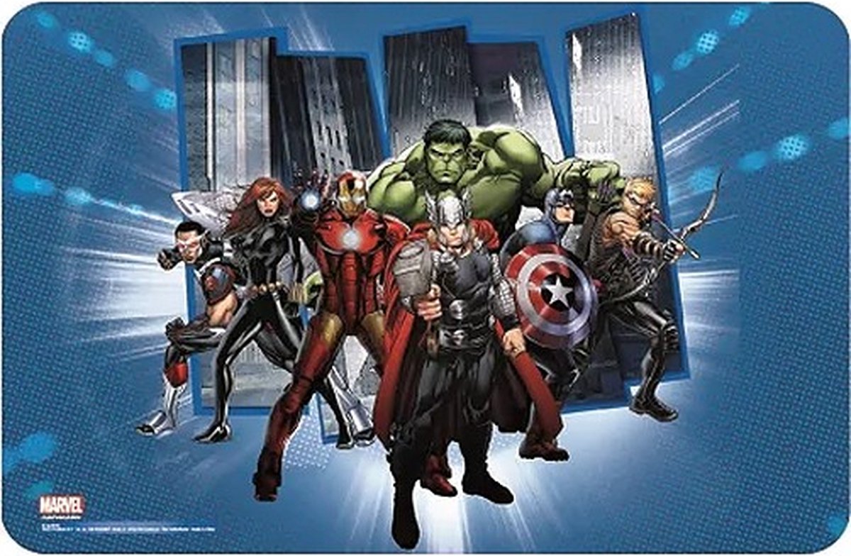 Placemat avengers