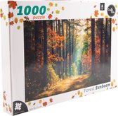 Crafts&Co Legpuzzels 1000 Stukjes Volwassenen & Kinderen - Bos bij Zonsopkomst - 69 x 51 cm