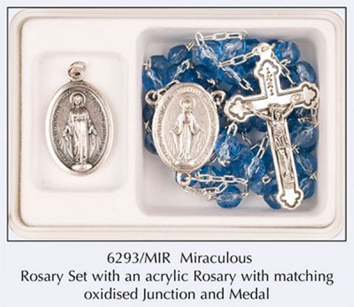 Rozenkrans Miraculous met medaille (6293/mir) - Van Santen Fashion Charm Jewelry