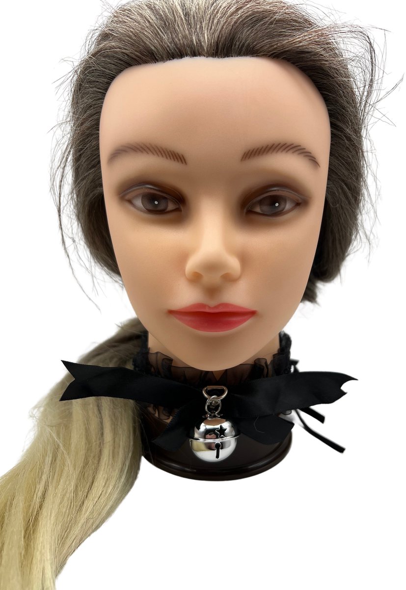 Goedkoopste Choker, Halsband, Zwart, Belletje, Nek, Hals versiering, Nekdecoratie