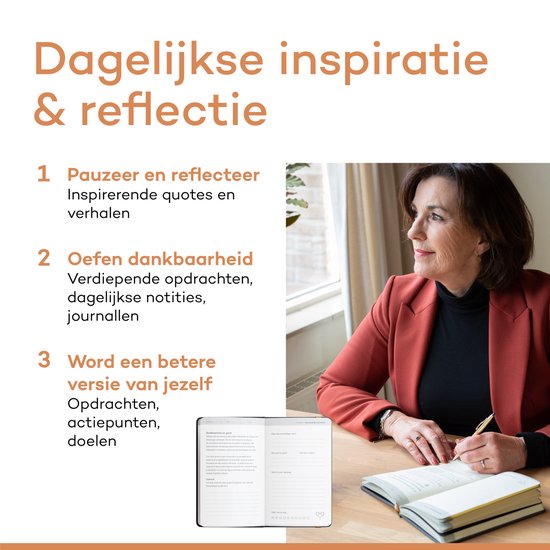 Vertellis Chapters - Dagboek - Mindfullness, Notitieboek Voor Zelfreflectie, Persoonlijk dagboek volwassenen, Journal, Invulboek