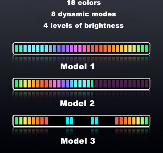 RGB Led Auto Koplamp Conversie H4 kit, Riloer 2X Verstelbare Helderheid RGB Led Auto Koplamp Conversie H4 kit, Riloer 2X Verstelbare Helderheid