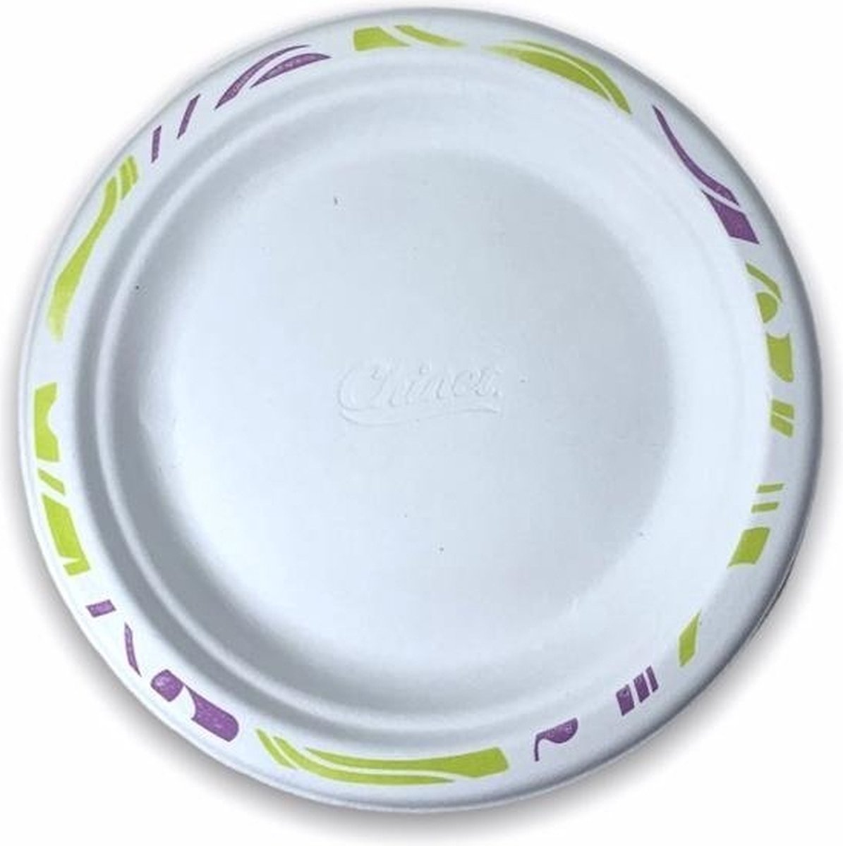 Witte Gegoten Vezel Borden 17 cm - 175 stuks - Chinet - Feest - Verjaardag - BBQ borden - bordjes - feest bordjes - wegwerp bordjes - Biologisch afbreekbaar/composteerbaar - Duurzaam - Milieuvriendelijke -