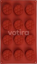 Moule à pâtisserie en Siliconen - Florentin - Moule - 12 pièces - Antiadhésif - Sans BPA