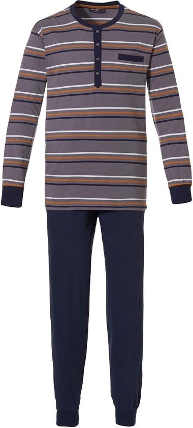 Gestreepte heren pyjama katoen