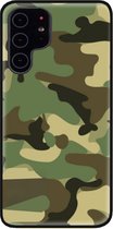 ADEL Siliconen Back Cover Softcase Hoesje Geschikt voor Samsung Galaxy S22 Plus - Camouflage