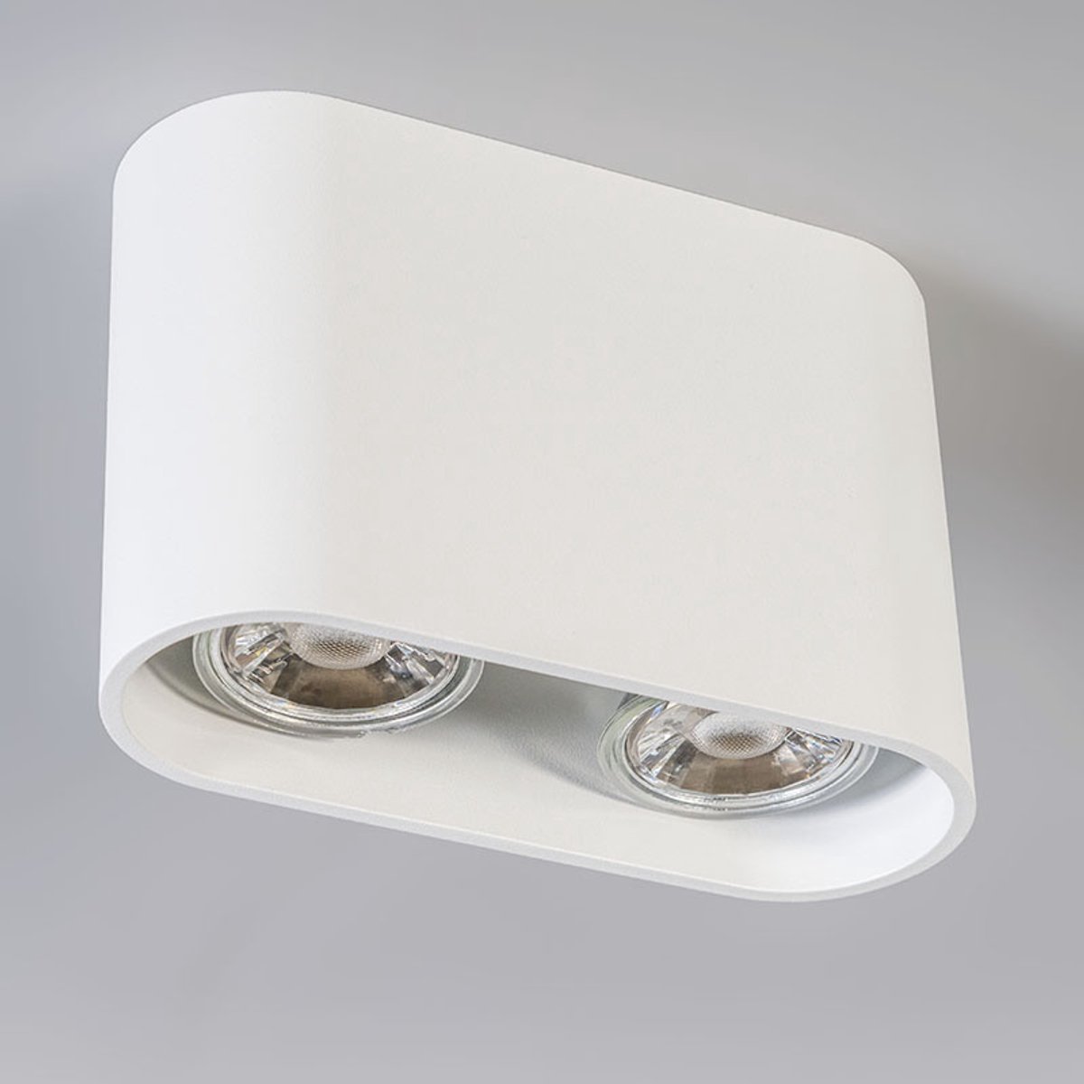 Qazqa Ronda - Spot Plafond, Plafonnier - 2 Lumière - L 160 Mm