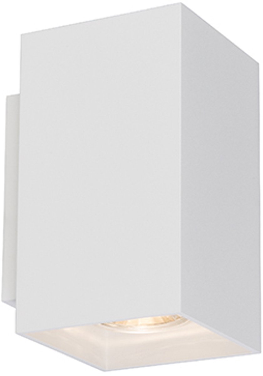 QAZQA sandy - Design Wandlamp Up Down voor binnen - 2 lichts - D 105 mm - Wit - Woonkamer | Slaapkamer | Keuken