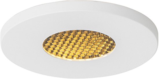 QAZQA shed - Spot encastrable - 1 lumière - Ø 85 mm - Wit