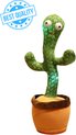 Dansende Cactus Speelgoed - Interactieve Pratende Knuffel - Tiktok - Dancing cactus - 120 liedjes - Recorder - Baby
