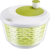 Essoreuse à salade Westmark , capacité : 4,4 l, ø 23,5 cm, plastique, sans BPA, Spinderella, transparent/blanc/vert, 2430226A