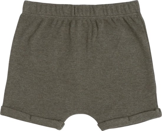 Baby's Only Kort broekje Melange - Khaki - 62 - 100% ecologisch katoen - GOTS