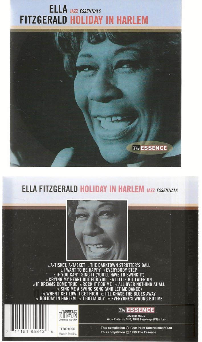 ELLA FITZGERALD - HOLIDAY IN HARLEM