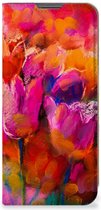 Hoesje met Tekst Nokia G11 | G21 Smart Cover Tulips