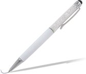 Mobiele telefoon Pen - Smartphone Pen - Tablet Pen - Schrijven Balpen Touchscreen Pen - Tabletpen Kristal Strass - Wit