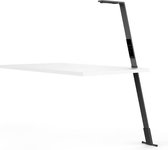 Luctra Flex Design vloerlamp LED dimbaar, oplaadbare batterij voor 25 uur runtime, draagbaar, 923123, aluminium