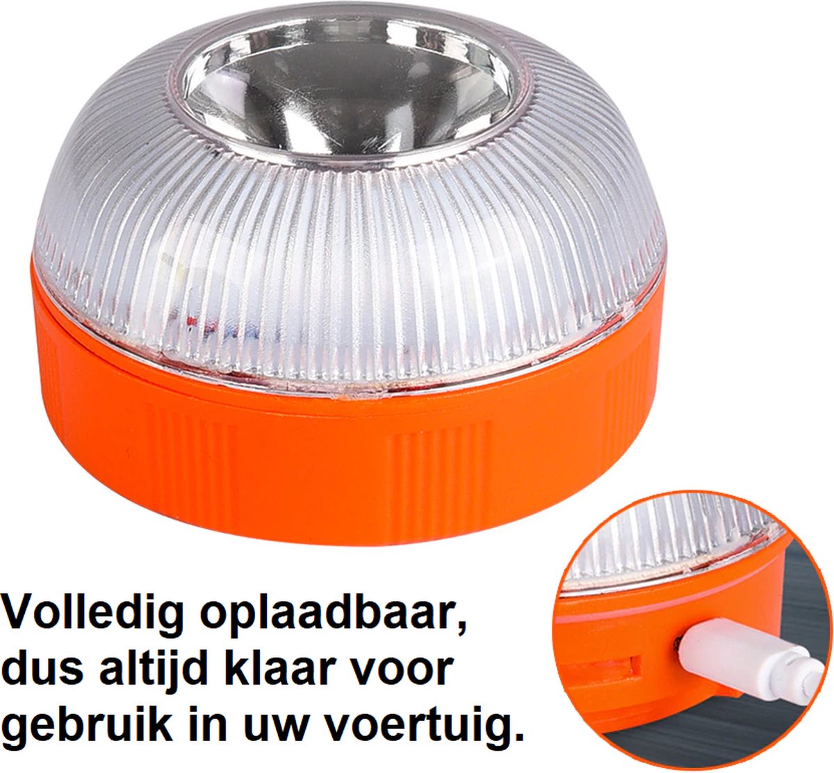 Magnetisch Noodlicht - Pechlicht - Emergency Light - Batterij - Spanje - Waarschuwingslamp - Oplaadbaar - Draadloos - Verplicht