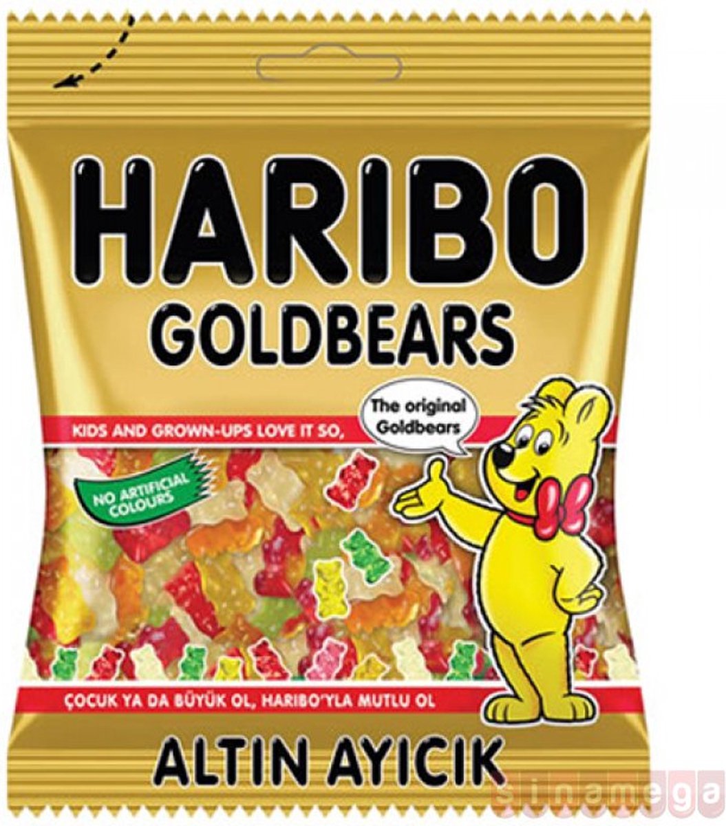 Bonbons Halal Haribo ours 36x 80 grammes